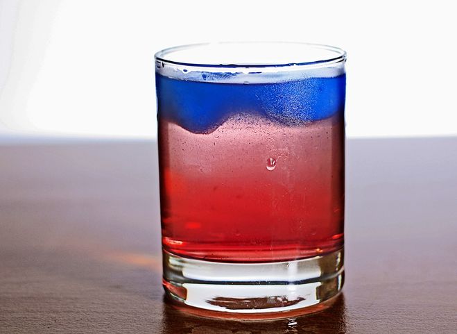 коктейль российский флаг рецепт