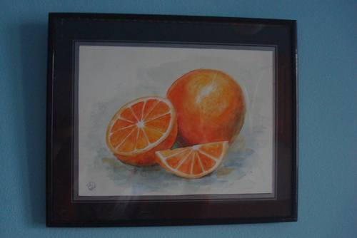апельсин а разрезе