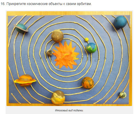 Как сделать модель Солнечной системы своими руками из пластилина 4 класс