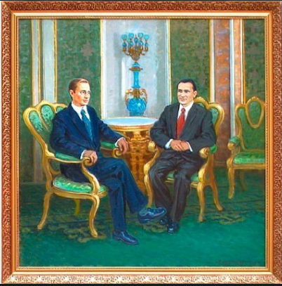 Николай Овчинников, портрет Путина и Фёдорова