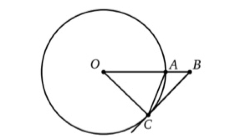 В окружности с центром о отрезки. Углы в окружности пересекающие точку о. Касательная 45 градусов. BC касательная к окружности с центром о с точка касания отрезок ob. Окружность с Хордом.