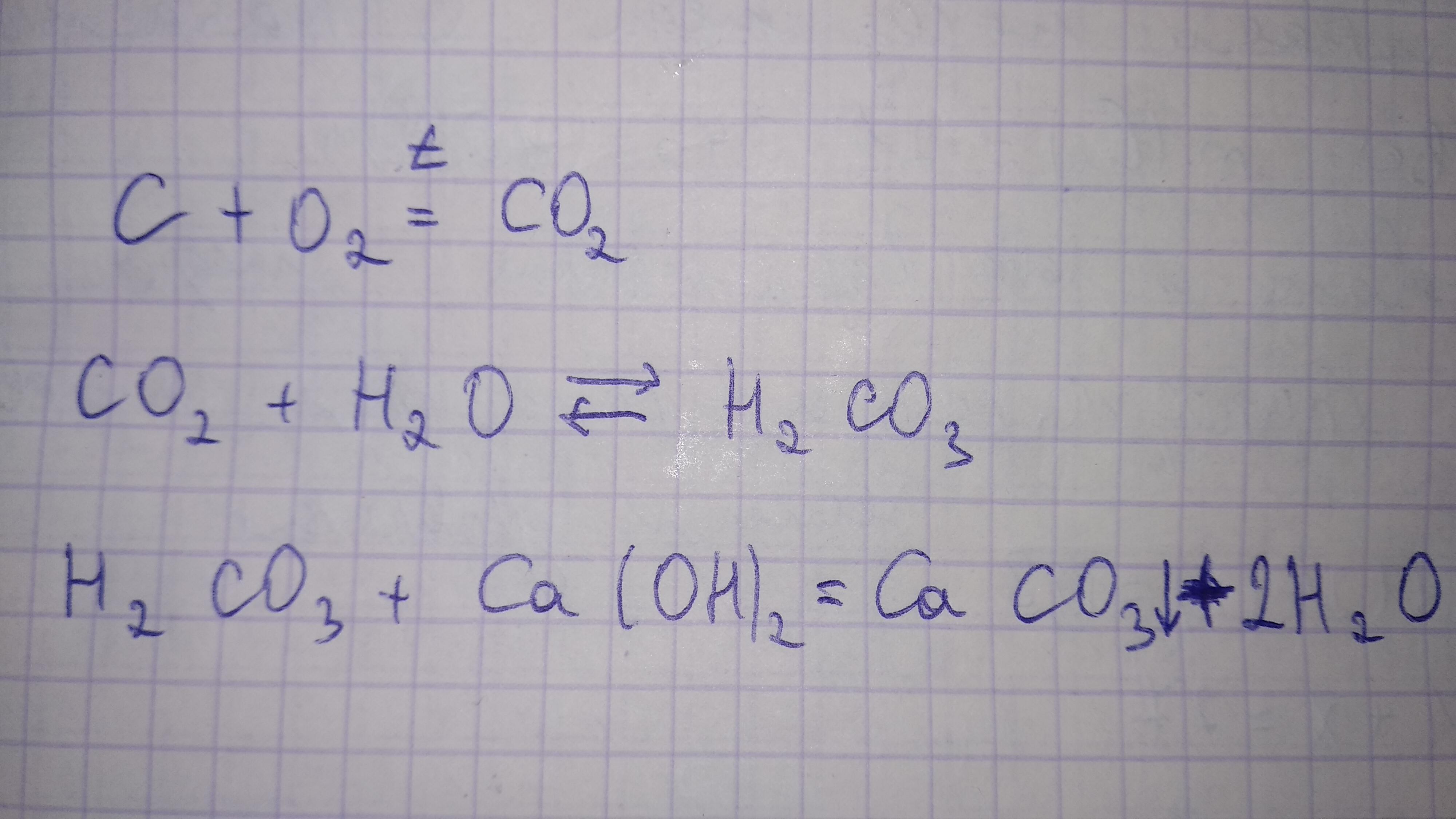 Дана схема превращений c co2 na2co3 co2 запишите молекулярные уравнения реакций