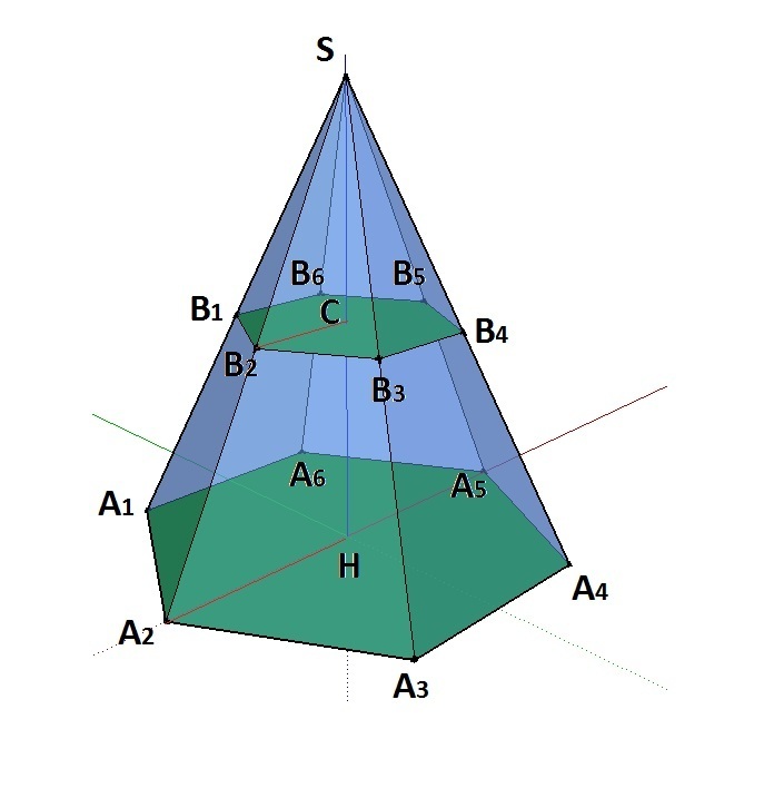 Усеченная пирамида. Правильная усечённая шестиугольная пирамида. Четырёхугольная усечённая пирамида. Правильная усеченная четырехугольная пирамида. Правильная четырёхугольная усечённая пирамида.