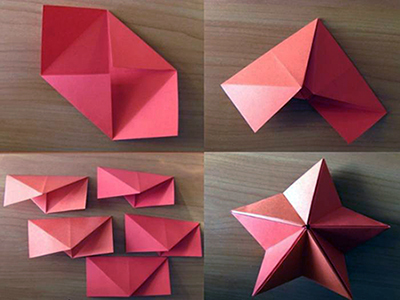 звезда в технике оригами мастер-класс