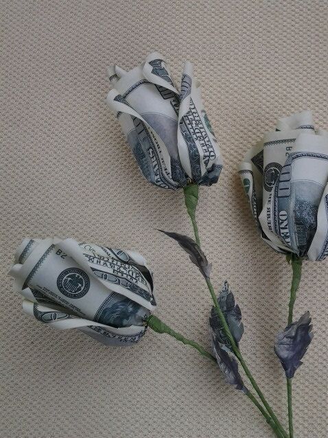 роза из долларов