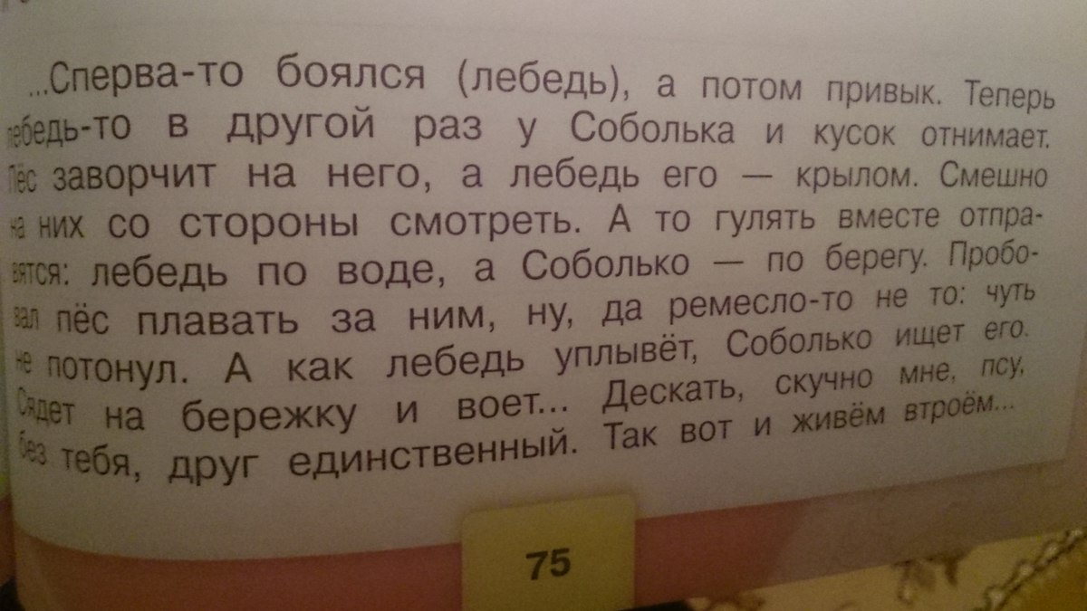 Приготовься пересказать историю дружбы соболька и приемыша запиши план в рабочую тетрадь