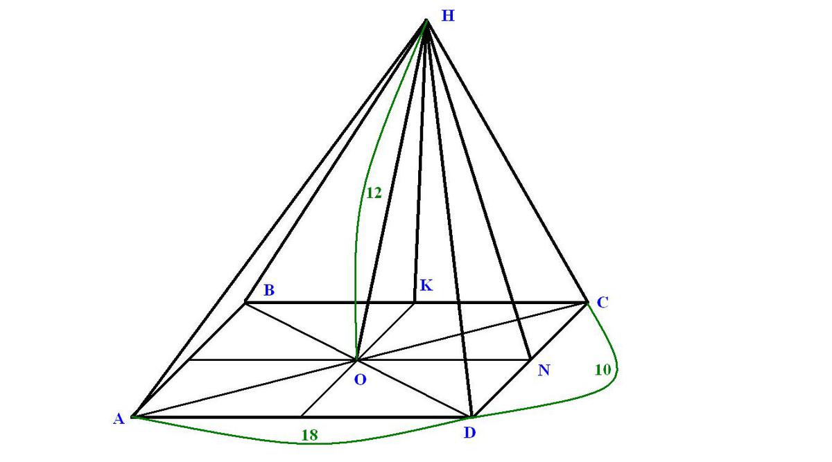 Основание пирамиды ромб со стороной 10. Пирамида с основанием трапеции. Пирамида с основанием прямоугольника. Пирамида в основании четырехугольник. Высота пирамиды с трапецией в основании.