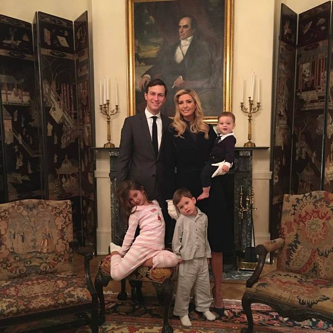 иванка трамп с семьей в белом доме