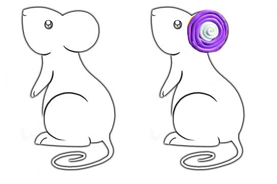 Как сделать аппликацию из пластилина для детей "мышь", "крыса"