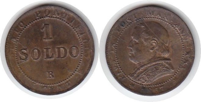 Сесино - половина этой старинной монеты, а чентезимо – пятая часть