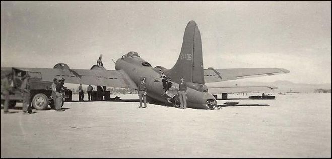 B-17 сел