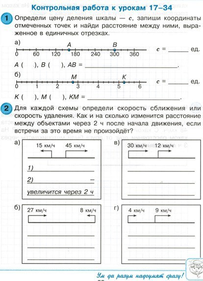 Для каждой схемы определи скорость сближения или скорость сближения