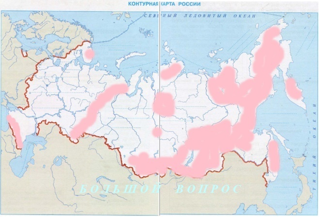 Карта красных и черных зон