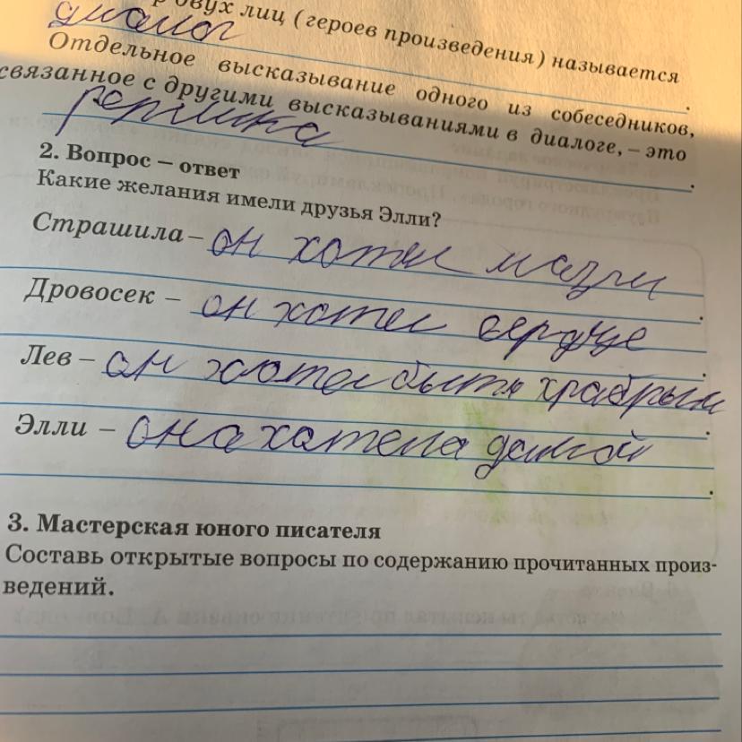 Мастерская юного писателя проверь правильно ли ученики составили план к тексту