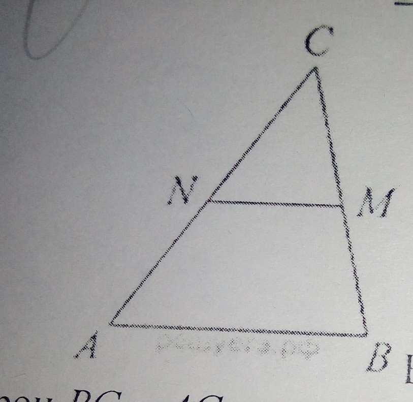 В треугольнике абс отмечены середины м. В треугольнике ABC отмечены середины .. Треугольник с отмеченной серединой. В треугольнике ABC M И N середины сторон AC BC. Треугольник ABC M середина.