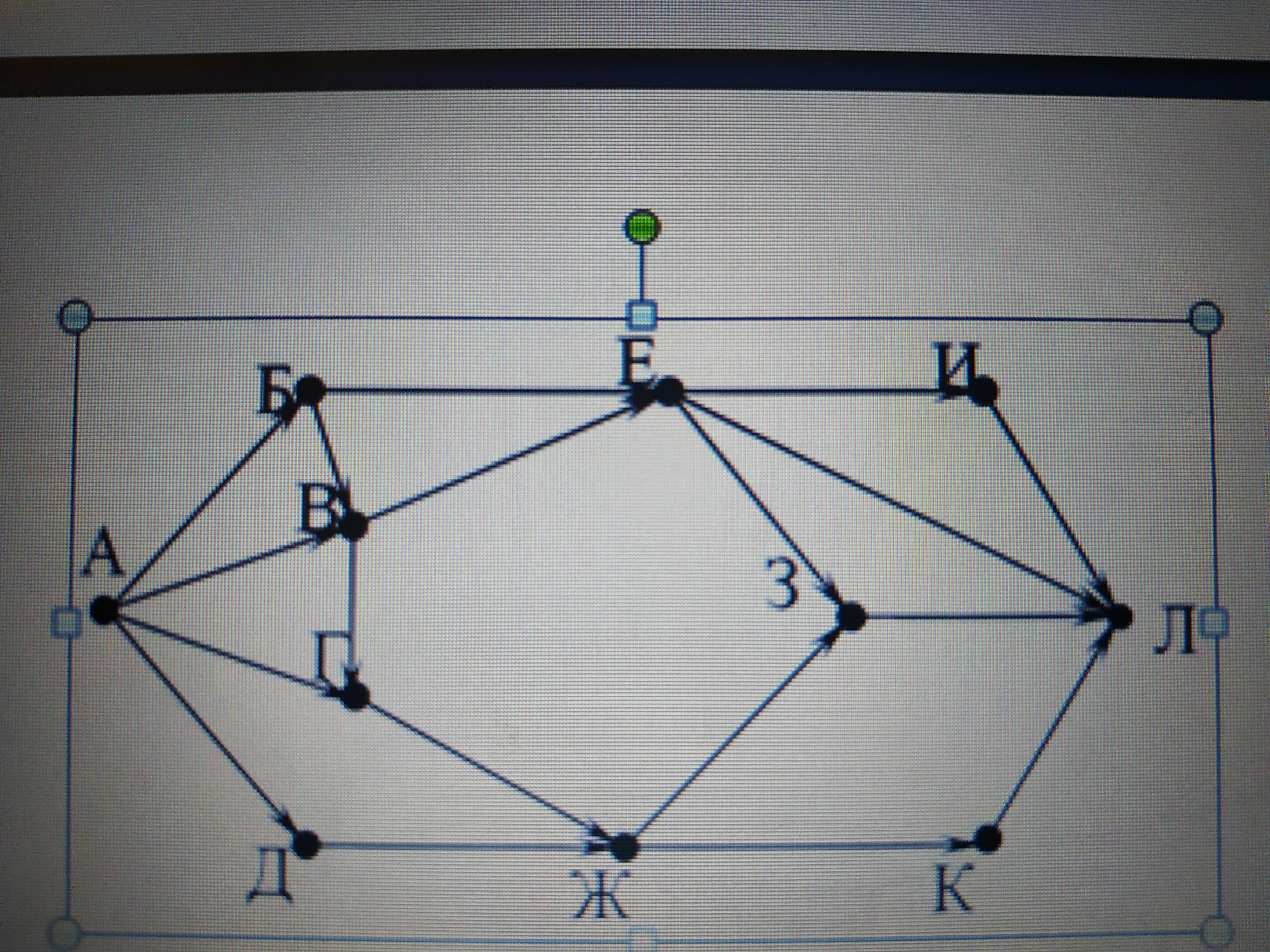 На рисунке схема дорог связывающих города абвгдежзиклм по каждой дороге можно двигаться только в 1