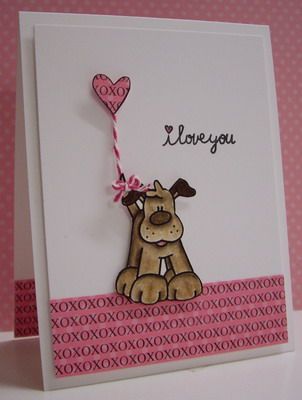 открытка с собакой