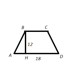 В равнобедренной трапеции высота равна 12. Тупой угол равнобедренной трапеции. Высота равнобедренной трапеции проведенная из вершины. В равнобедренной трапеции высота делит большее основание. Высота трапеции делит основание на 2 отрезка.