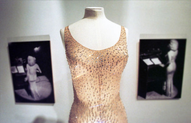 платье Мэрилин Монро с дня рождения Кеннеди