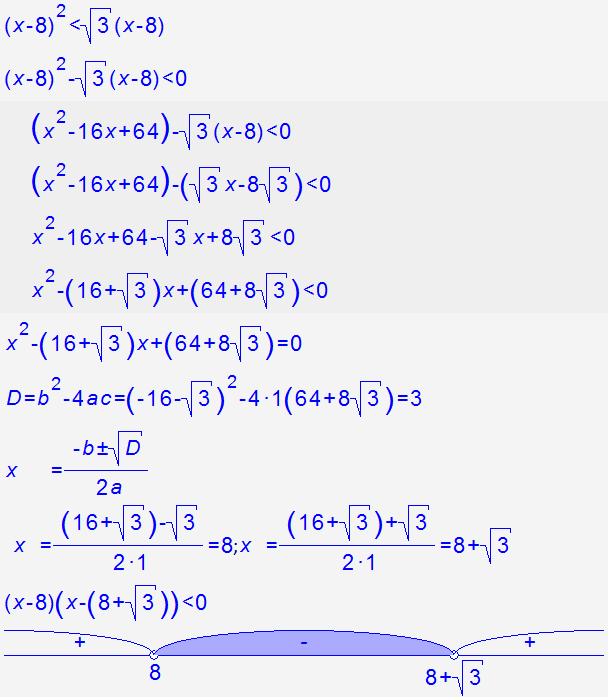 Корень 10x 8. Решите неравенство x 8 2 корень из 3 x-8. X-8 2 больше корень из 3 x-8. Корень x+8>x+2. Х2 -3 / корень из 3х +3.