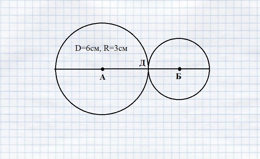Как нарисовать круг диаметром 6 см