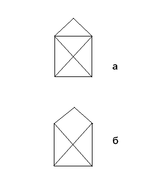 Можно ли нарисовать открытый конверт не отрывая руки и не проводя дважды по одной и той же линии?