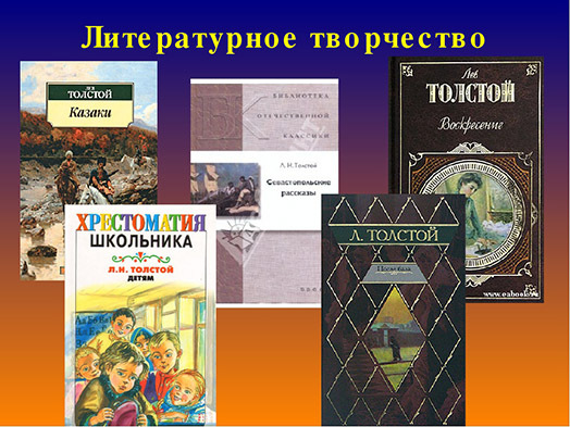 Лев Николаевич Толстой биография 3 класс кратко