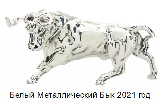 Год Белого Металлического Быка 2021