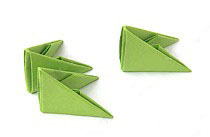 веточка елки из модулей оригами мастер-класс