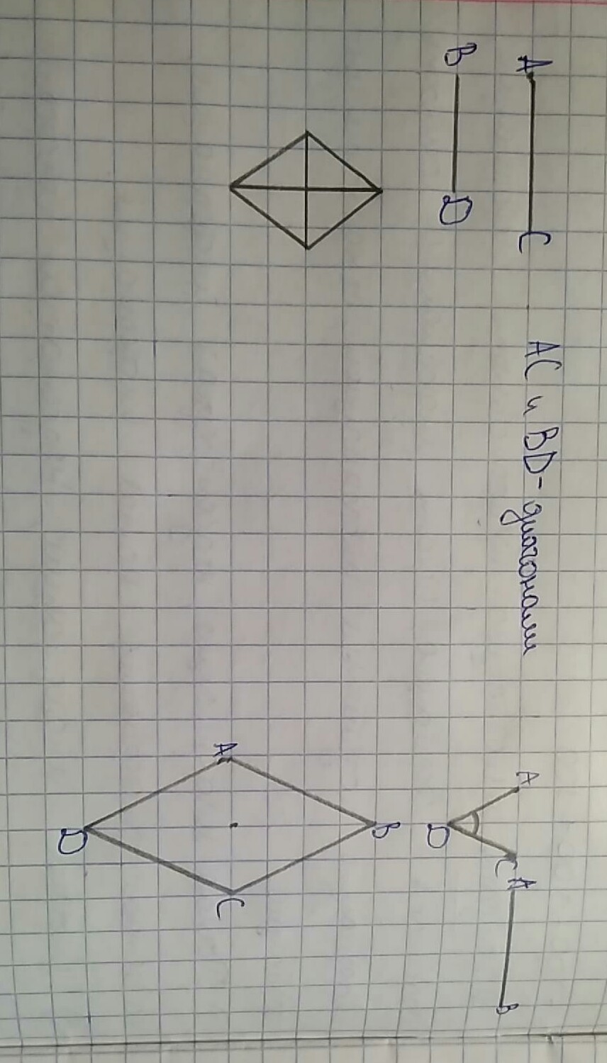 Постройте образ ромба. Построение ромба. Построить ромб. Начертить ромб. Построение ромба по стороне и углу.