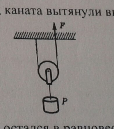 Груз поднимается вверх. Свободный конец каната. Груз на растянутой верёвке. На какую высоту поднимается груз р если. На какую высоту поднимается груз р если Свободный конец.