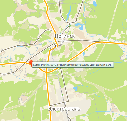 Рц богородск где это находится. Леруа Мерлен Ногинск на карте Московской области. Г Ногинск на карте. Магазин Леруа Мерлен в Ногинске.