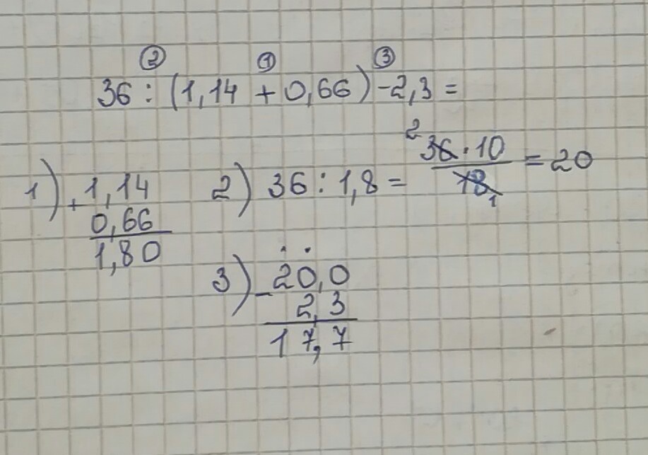 1.0 1.4. Найдите значение выражения 1/2-0,36. 36-1, 8×2, 7) ÷0, 9 В столбик. Вычисли значение 36−−√. (4,1-0,66:1,2)*0,6 Столбиком.