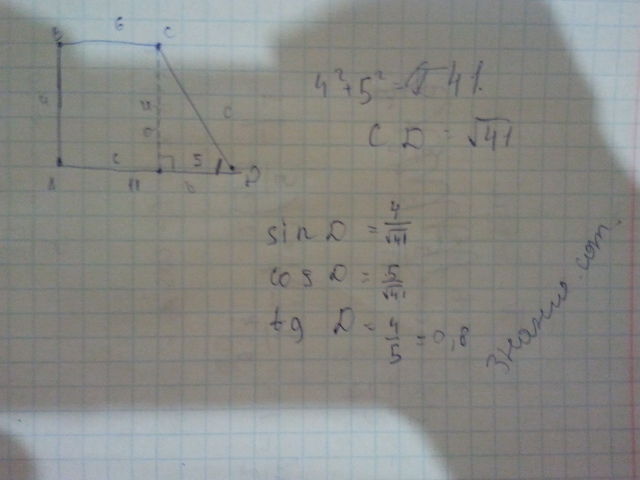 Косинус острого угла прямоугольной трапеции. Тг острого угла трапеции. Что такое косинус острого угла прямоугольной трапеции. Тангенс острого угла прямоугольной трапеции 4,5. Как найти косинус острого угла трапеции.