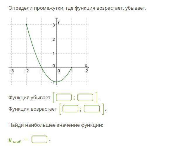 На каком промежутке возрастает функция. Промежуток где функция возрастает. Определи промежутки, где функция возрастает, убывает.. Найди промежутки где функция возрастает. Как определить где возрастает функция.