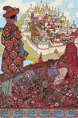 Билибин картина к "Сказке о царе Салтане...", ответы на вопросы 3 кл лит чтение Климанова