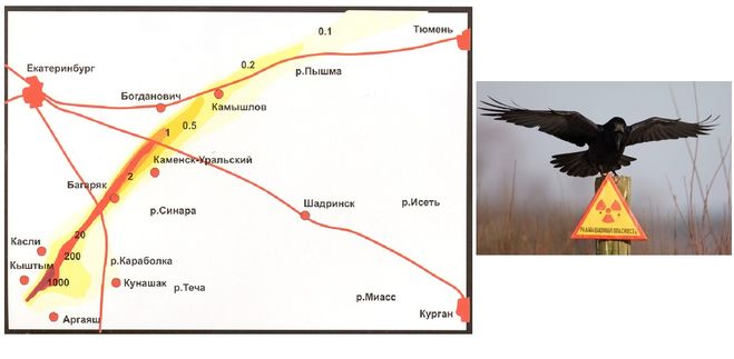 Кыштымская авария, взрыв на предприятии Маяк