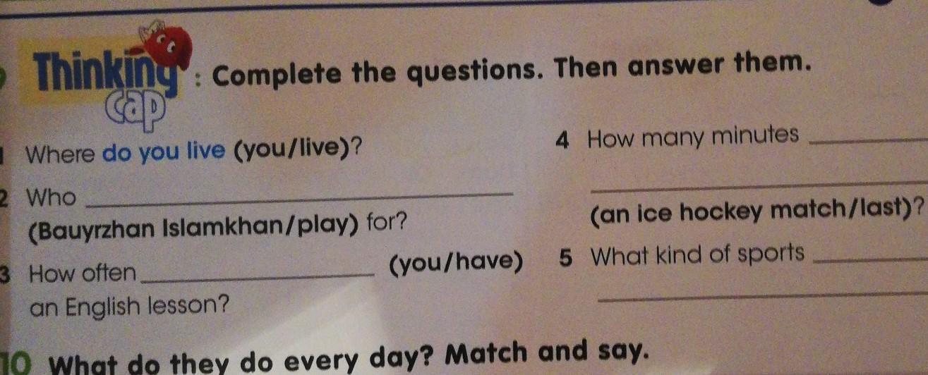 L answer questions