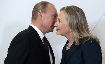 Путин и Клинтон