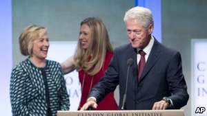 Билл и Челси Клинтон, выступление в поддержку Хиллари Клинтон
