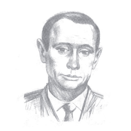 Как нарисовать портрет президента путина поэтапно, как нарисовать портет президента карандашом