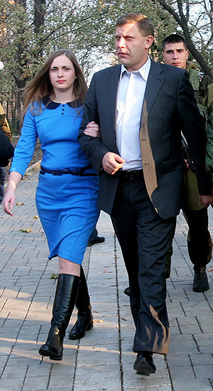 Захарченко с женой