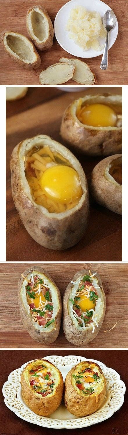 картофель с яйцами