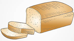 рисунок хлеб поэтапно