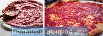 томатный слой для пиццы
