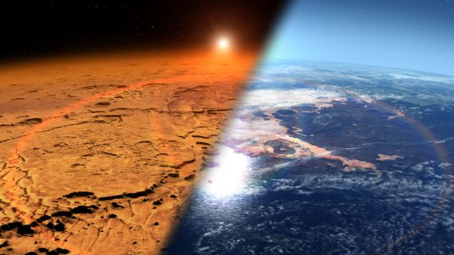 атмосфера Марска, как Марс потерял свою атмосферу, жизнь на Марсе