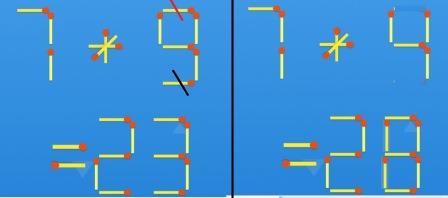 Как решить головоломку со спичками, дабы равенство было верным 7 * 9 = 23?