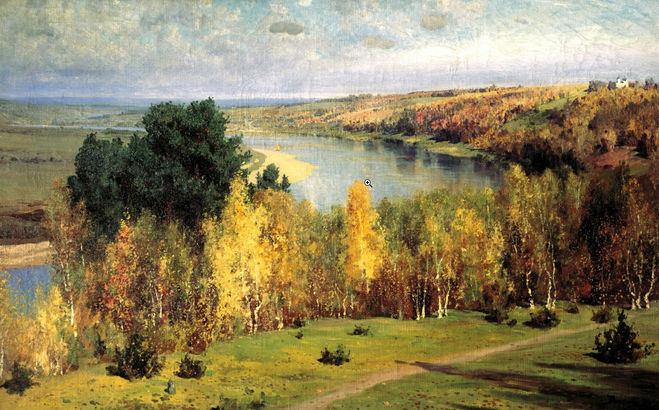 План к картине  "Золотая осень"  Поленова