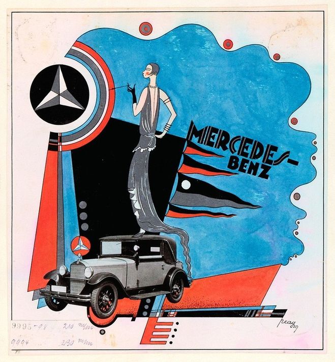 реклама Мерседеса, 1929