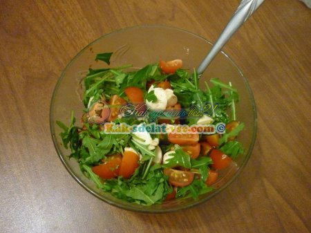 как сделать салат с руколой
